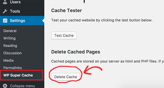 borrar-caché-wordpress-WP-Supercache
