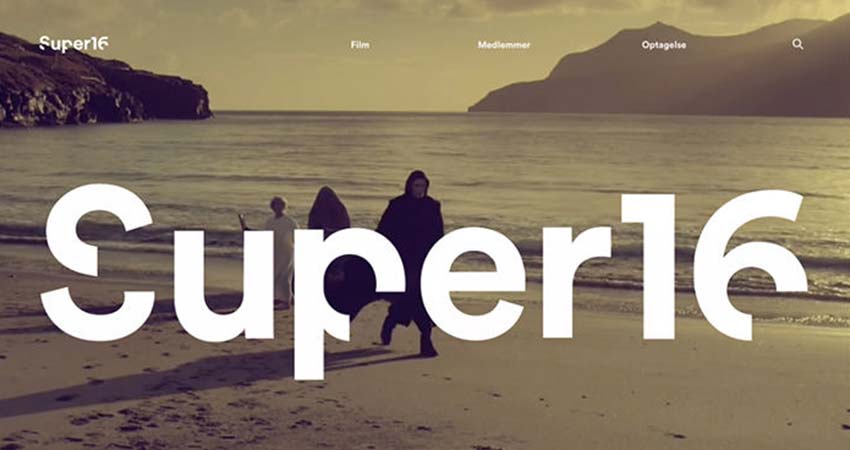 Diseño web minimalista ejemplos Super16